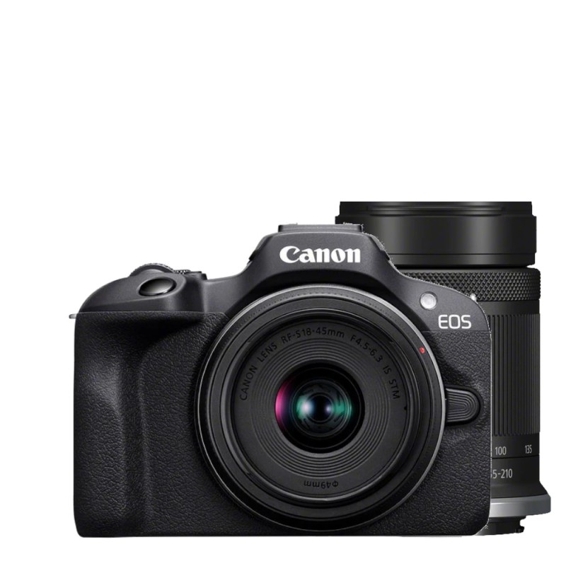 EOS R100 + RF-S 18-45mm F4.5-6.3 IS STM + RF-S 55-210mm F5-7.1 IS STM