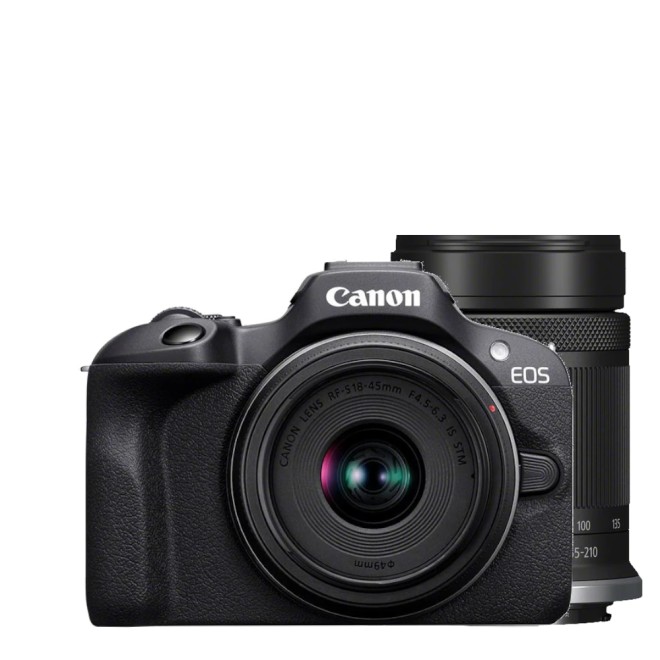 EOS R100 + RF-S 18-45mm F4.5-6.3 IS STM + RF-S 55-210mm F5-7.1 IS STM EOS R100 + RF-S 18-45mm F4.5-6.3 IS STM + RF-S 55-210mm F5-7.1 IS STM