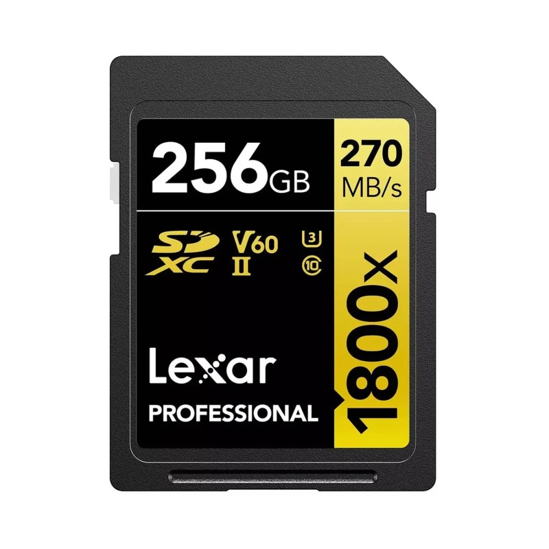 Lexar Carte SDXC 1800x UHS-II V60 Gold