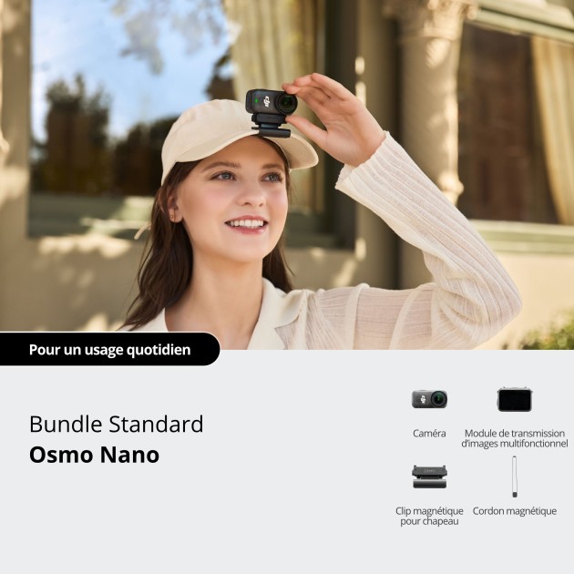 DJI Osmo Nano - Caméra d'action & 360° - Concept Store Photo