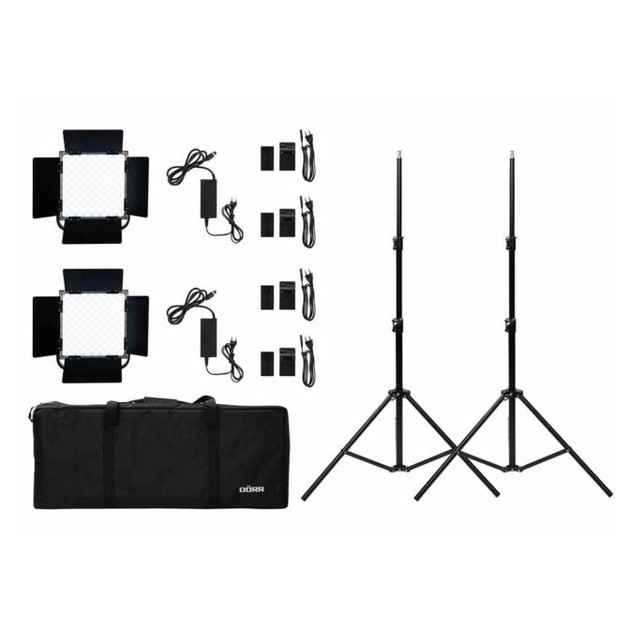 Dorr KIT LED 2 TORCHES DLP1000 RGB - Éclairage continu - Concept Store Photo