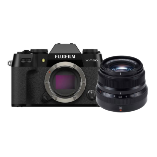 Fujifilm X-T50 noir + XF 35mm F2 R WR noir - Fujifilm - Concept Store Photo