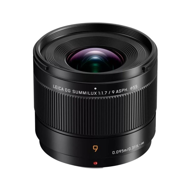 objectif panasonic leica dg summilux 9mm f1.7 asph micro quatre tiers noir