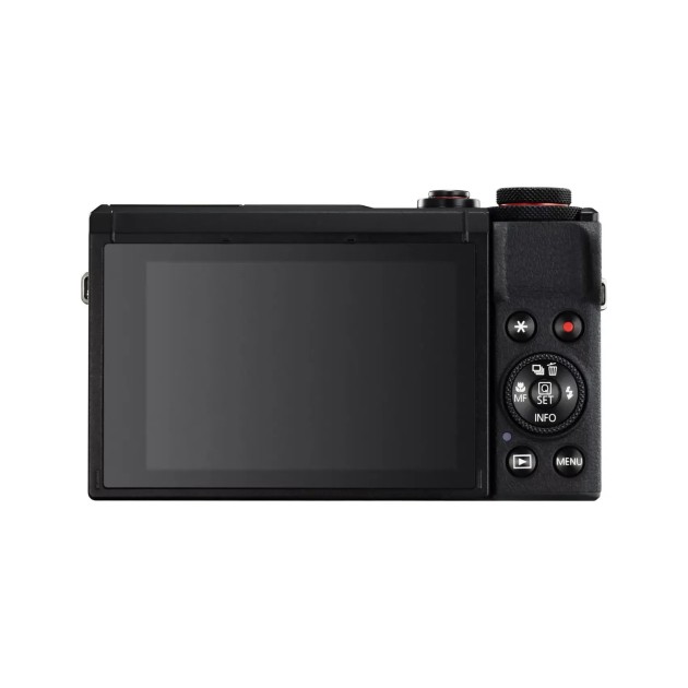 Compact Canon PowerShot G7 X Mark III Noir, Gris – Kit Poignée Trépied + Carte SD 64 Go