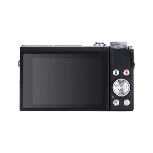 Compact Canon PowerShot G7 X Mark III Noir, Gris – Kit Poignée Trépied + Carte SD 64 Go