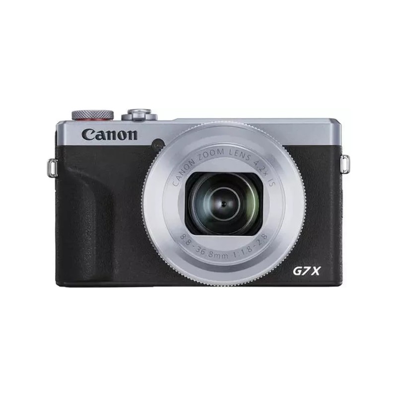 Compact Canon PowerShot G7 X Mark III Noir, Gris – Kit Poignée Trépied + Carte SD 64 Go