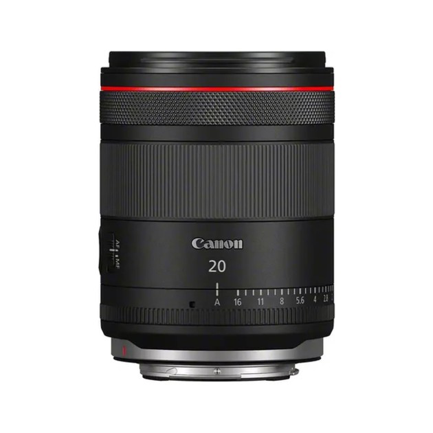 Canon RF 20mm F1.4L VCM vue de face