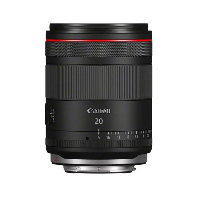 Canon RF 20mm F1.4L VCM vue de face