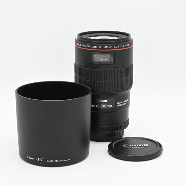 Canon EF 100 F 2.8 L IS USM - Objectif reflex occasion - Concept Store Photo