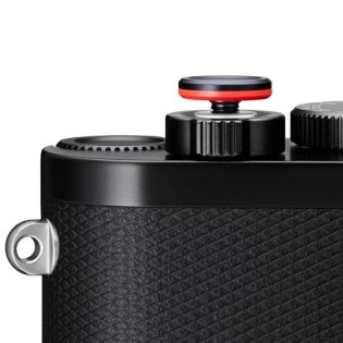 Bouton de Déclenchement Souple Leica Noir 12mm - Soft Release Button Aluminium Anodisé pour Leica M Q3 D-Lux 8
