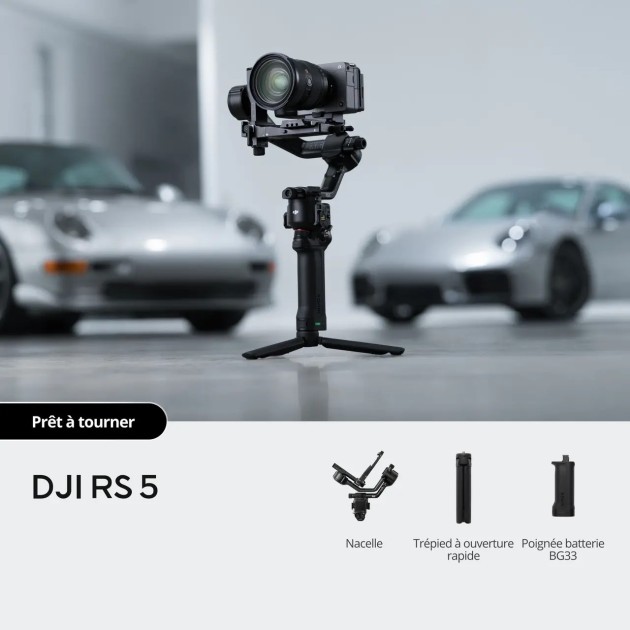 DJI RS 5 - Stabilisateur - Concept Store Photo