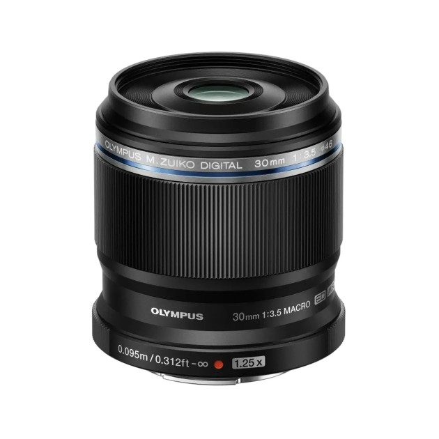 M.Zuiko 30mm f/3.5 Macro – Objectif macro compact 1,25×