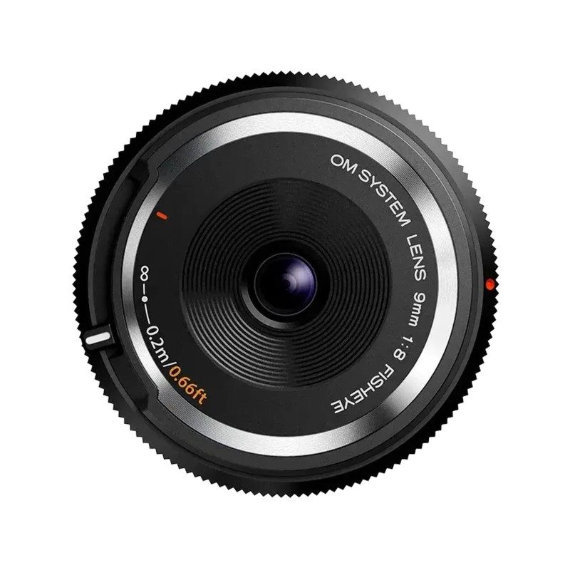OM System BCL-0980 (9mm f/8.0) : objectif fisheye ultra-compact
