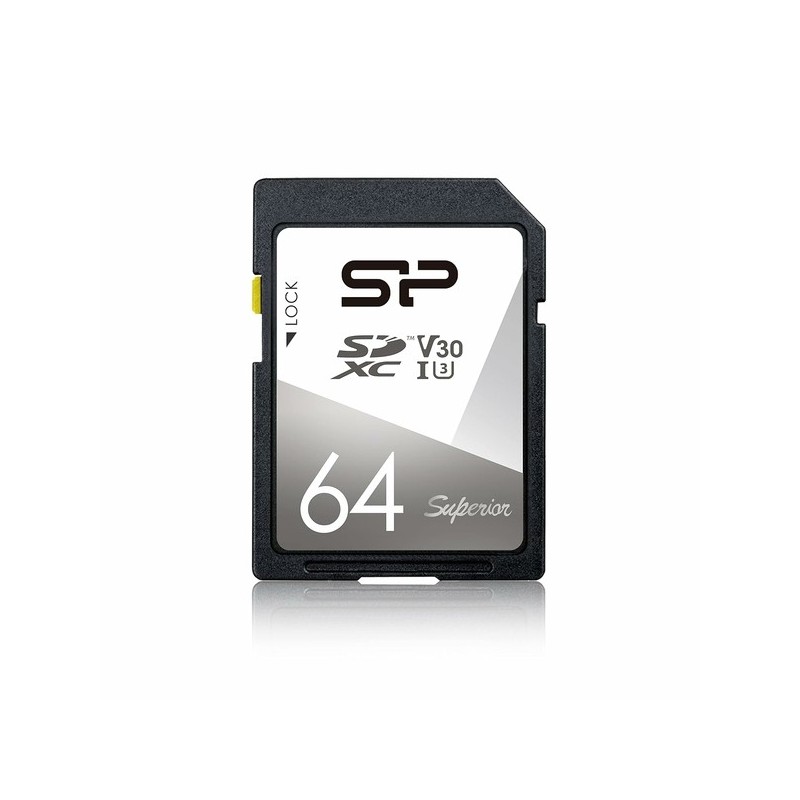 SiliconPower Carte mémoire SD 64Gb - Stockage / Carte mémoire - Concept Store Photo