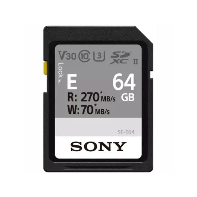 Sony Carte SD 64Gb UHS-II V30 - Stockage / Carte mémoire - Concept Store Photo