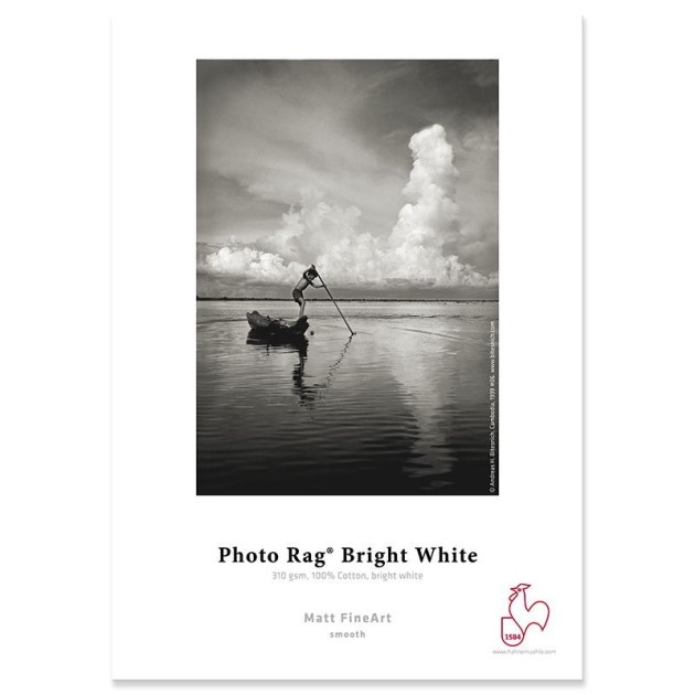 Hahnemühle Papier PHOTO RAG BRIGHT WHITE 310g (25 feuilles) - Papier jet d'encre - Concept Store Photo
