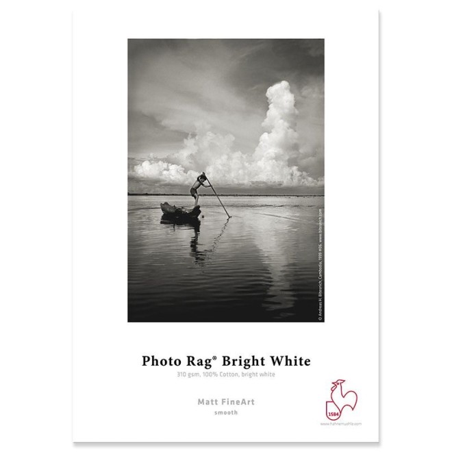 Hahnemühle Papier PHOTO RAG BRIGHT WHITE 310g (25 feuilles) - Papier jet d'encre - Concept Store Photo