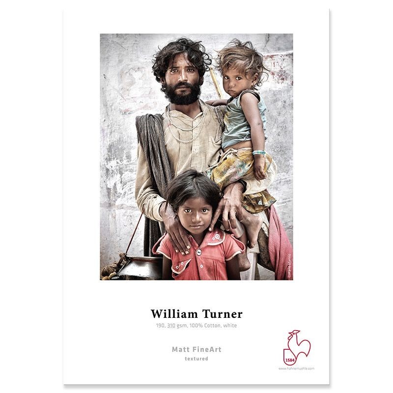 Hahnemühle Papier WILLIAM TURNER 310g (25 feuilles) - Papier jet d'encre - Concept Store Photo