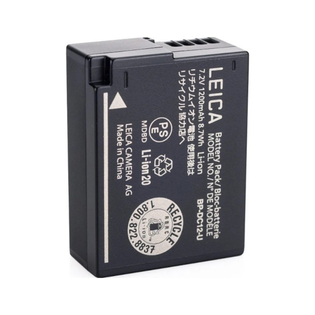 Batterie BP-DC 12 Leica pour appareil photo - Concept Store Photo