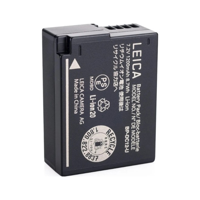 Batterie BP-DC 12 Leica pour appareil photo - Concept Store Photo