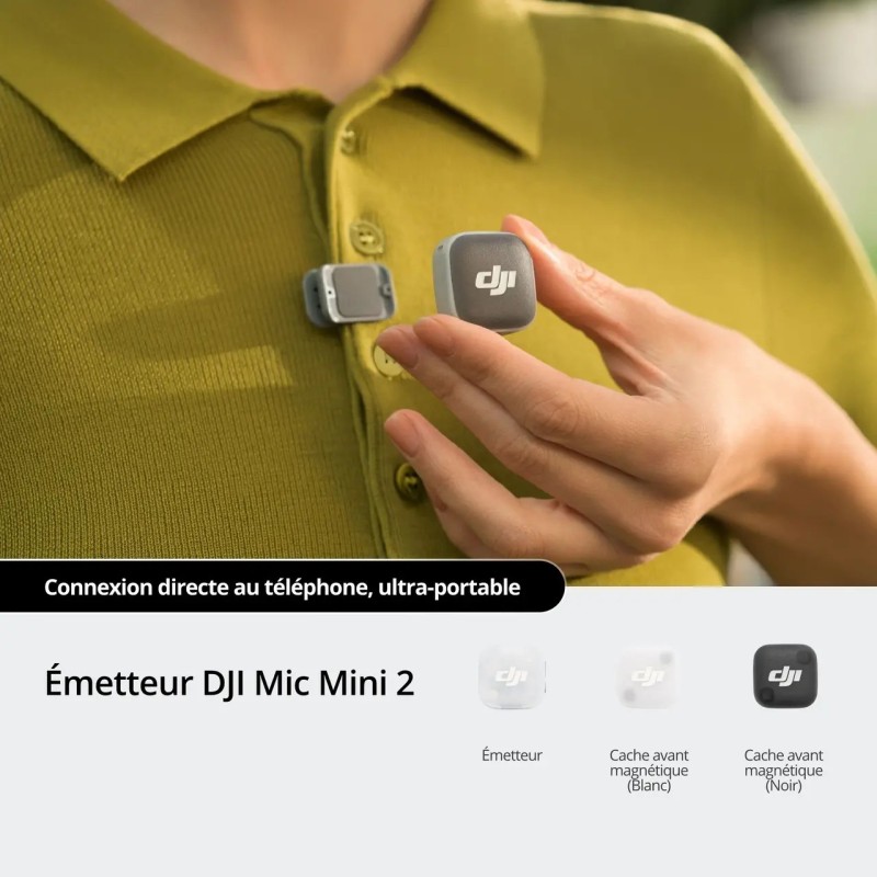 DJI Mic Mini 2 - Micro et accessoires audio - Concept Store Photo