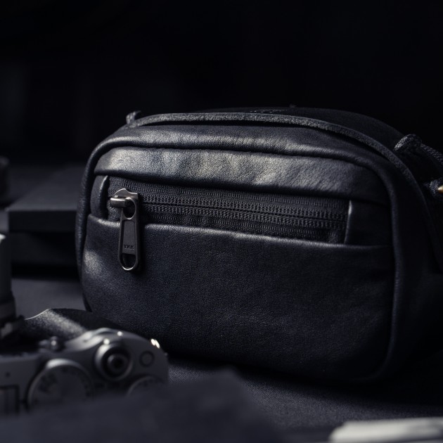 Pochette photo cuir Wotancraft Portable Pouch M Black