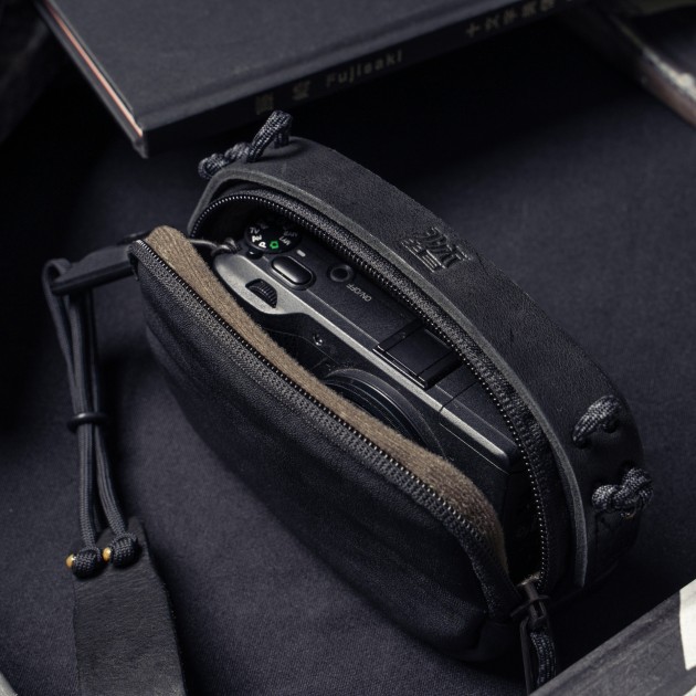 Pochette photo cuir Wotancraft Portable Pouch S Black