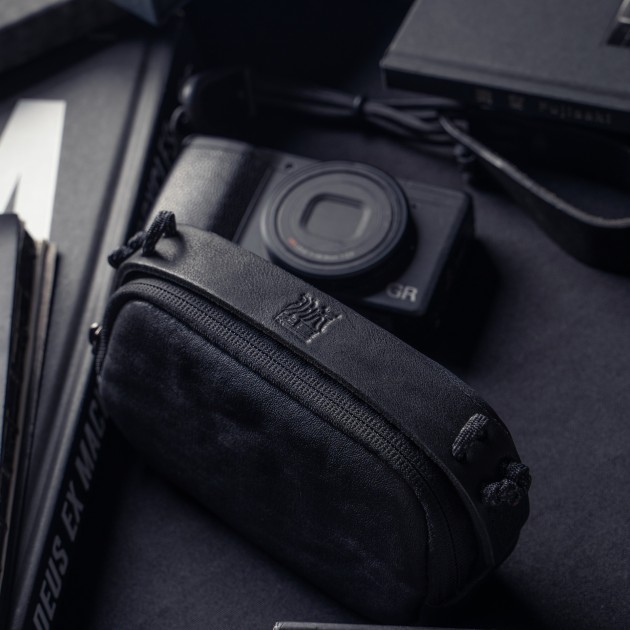 Pochette photo cuir Wotancraft Portable Pouch S Black