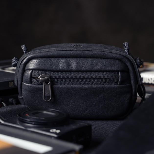 Pochette photo cuir Wotancraft Portable Pouch S Black