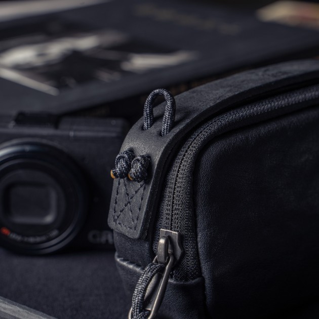 Pochette photo cuir Wotancraft Portable Pouch S Black