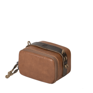 Pochette photo cuir Wotancraft Portable Pouch L Brown