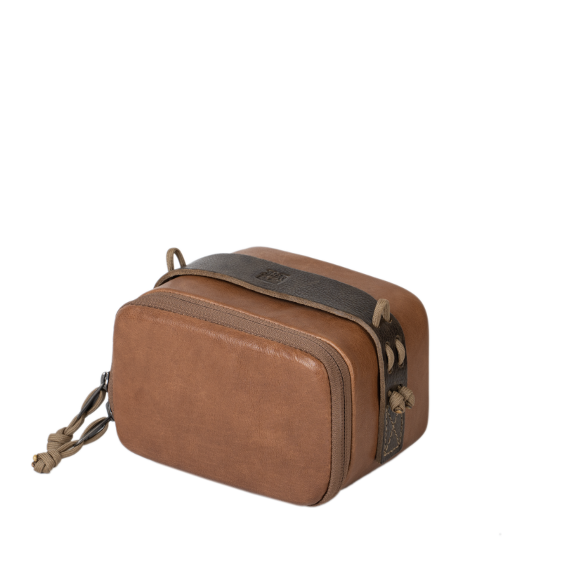 Pochette photo cuir Wotancraft Portable Pouch L Brown