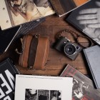 Pochette photo cuir Wotancraft Portable Pouch L Brown