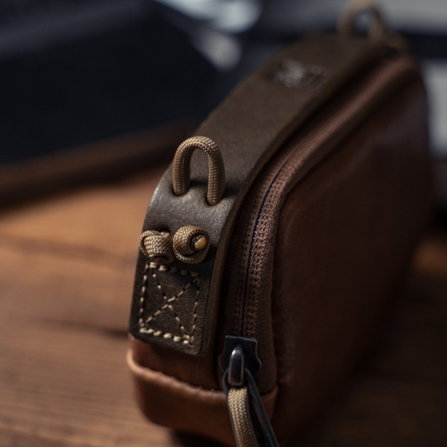 Pochette photo cuir Wotancraft Portable Pouch S Brown