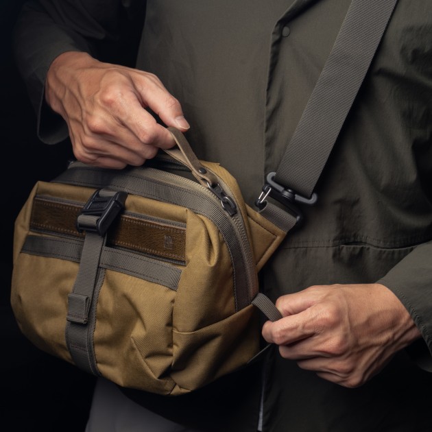Sac photo bandoulière Wotancraft Mini Rider V2 Khaki