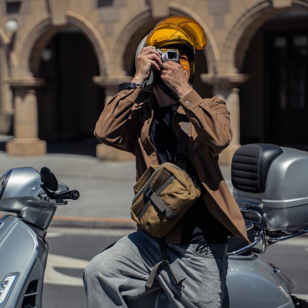 Sac photo bandoulière Wotancraft Mini Rider V2 Khaki