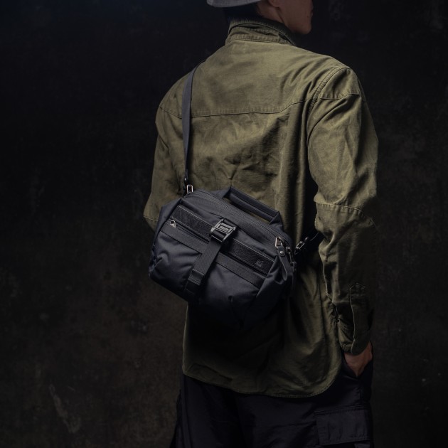 Sac photo bandoulière Wotancraft Mini Rider V2 Black