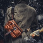 Sac photo bandoulière Wotancraft Mini Rider Brown Leather