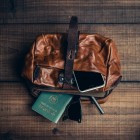 Sac photo bandoulière Wotancraft Mini Rider Brown Leather