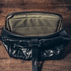 Sac photo bandoulière Wotancraft Mini Rider Black Leather