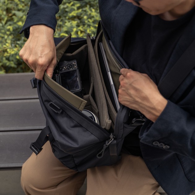 Sac photo bandoulière Wotancraft Lightning Rider V2 Black