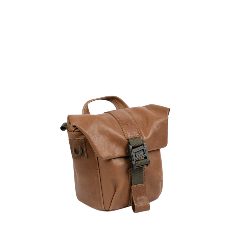 Sac photo bandoulière Wotancraft Pilot 2L Brown Leather