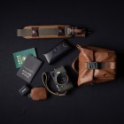 Sac photo bandoulière Wotancraft Pilot 2L Brown Leather