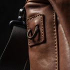 Sac photo bandoulière Wotancraft Pilot 2L Brown Leather