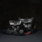 Sac photo bandoulière Wotancraft Pilot 2L Black Leather