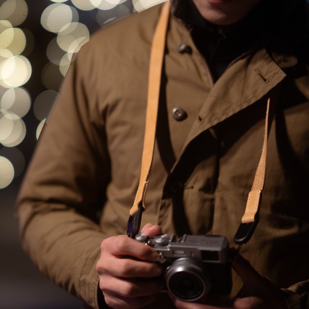 Sangle photo cuir Wotancraft Full Leather Camera Neck Strap