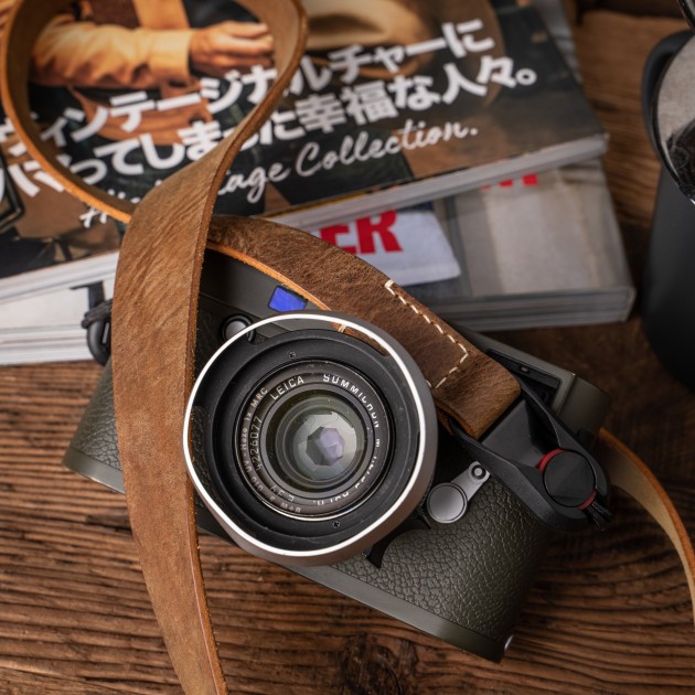 Sangle photo cuir Wotancraft Full Leather Camera Neck Strap