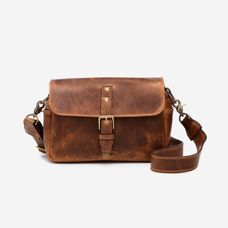 Sac photo Ona Bowery en cuir Antique Cognac
