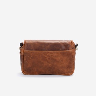 Ona Bowery cuir Antique Cognac, sac photo bandoulière