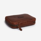 Ona Tech Kit cuir Antique Cognac, trousse d'organisation